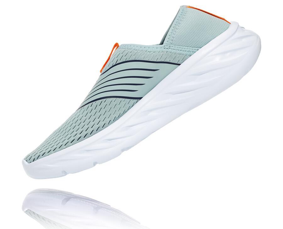 Hoka One One Sandaler Dame - Ora Porno - Blå/Hvide - 964708NAR